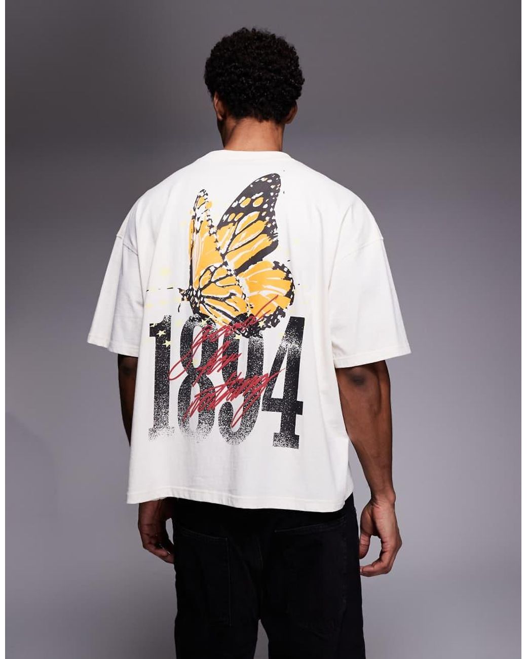 Good For Nothing Gray Oversized T-shirt for men