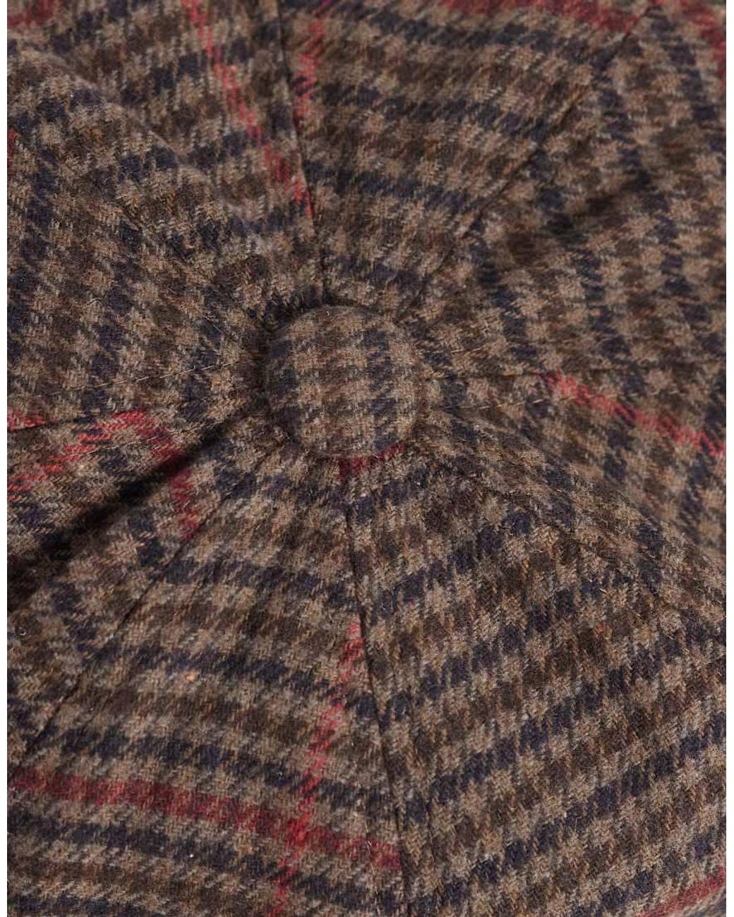 Cappello Baker Boy A Quadri di ASOS in Brown da Uomo
