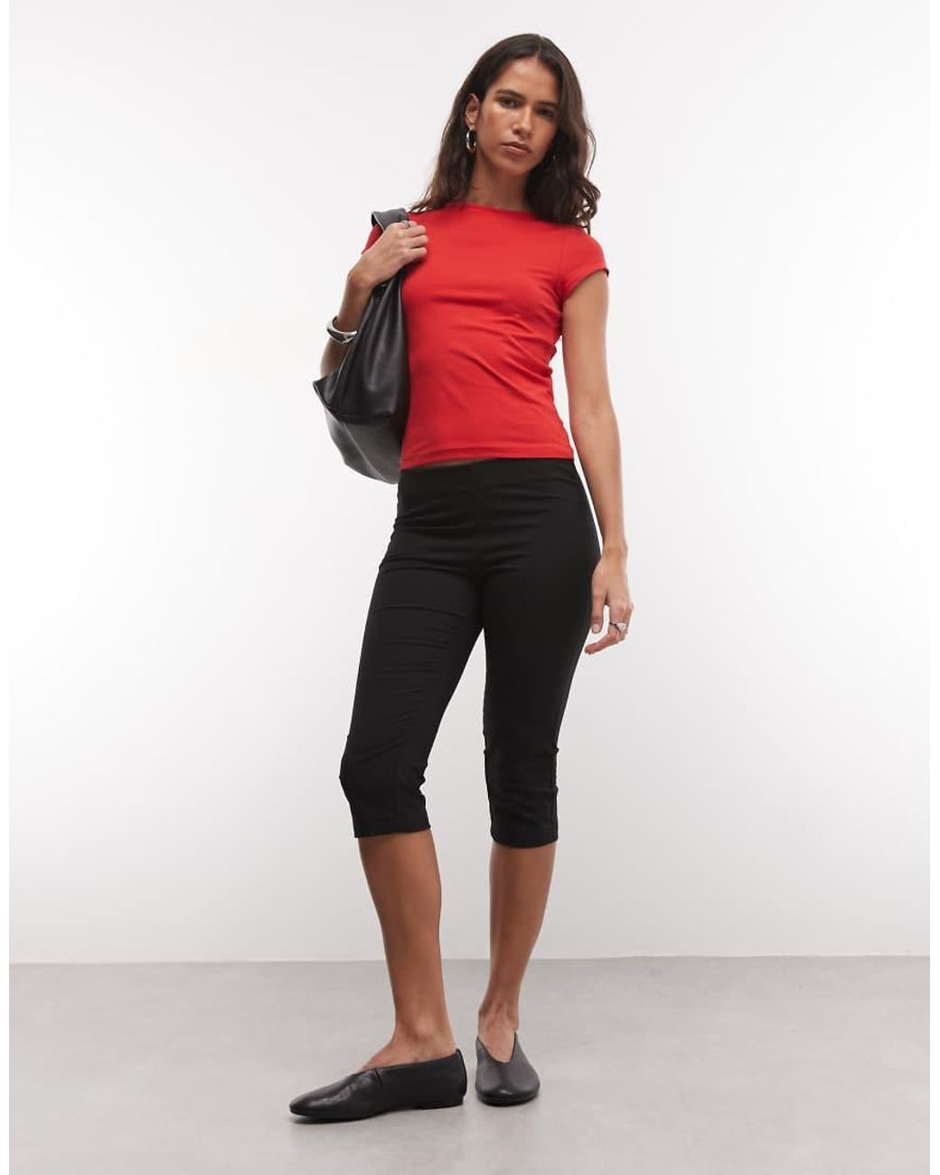 Noisy May Red Open Back T-shirt