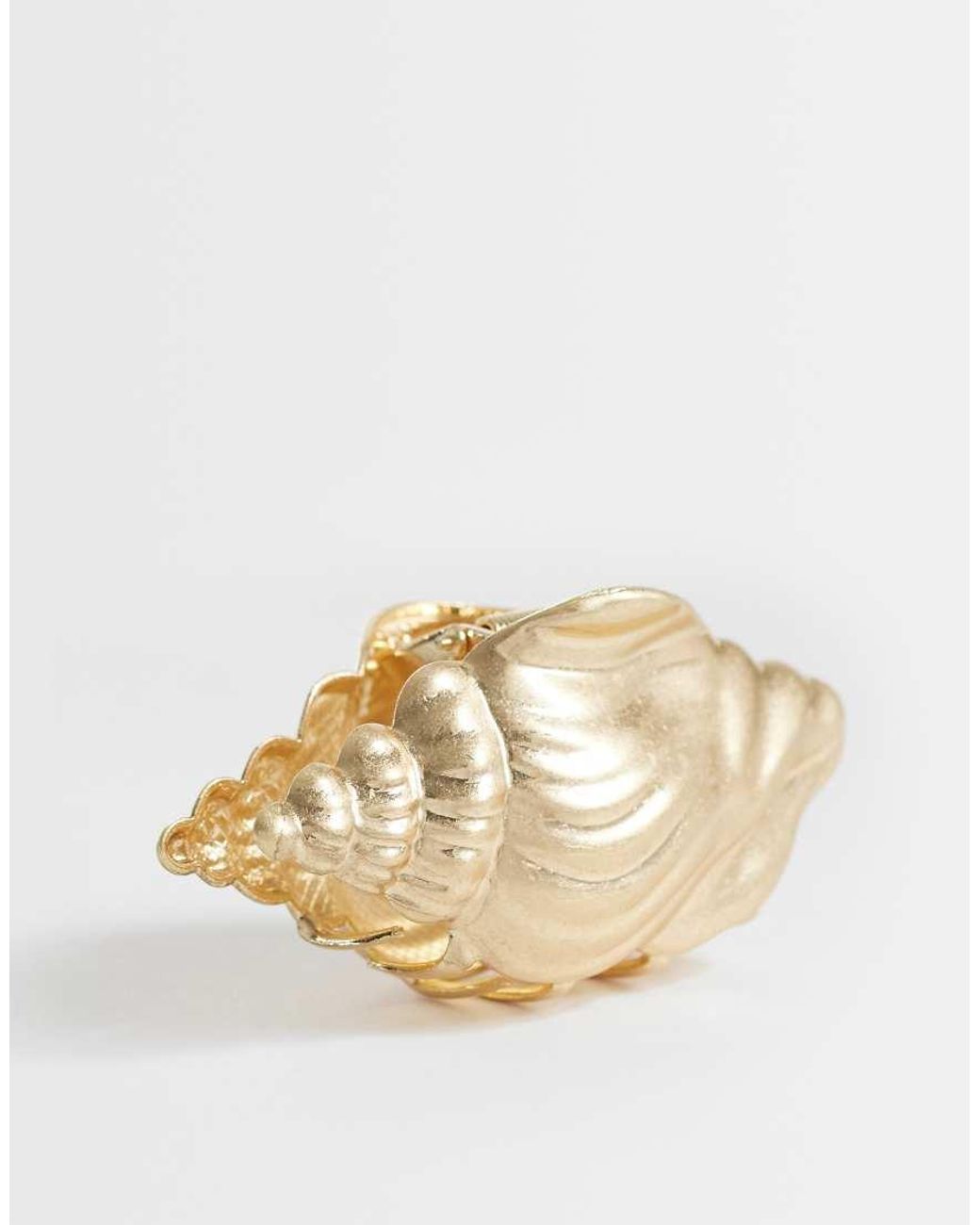ASOS Natural Hair Claw Clip With Conch Shell Design
