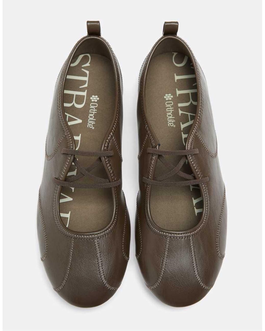 Stradivarius Gray Elasticated Sneaker Ballerinas