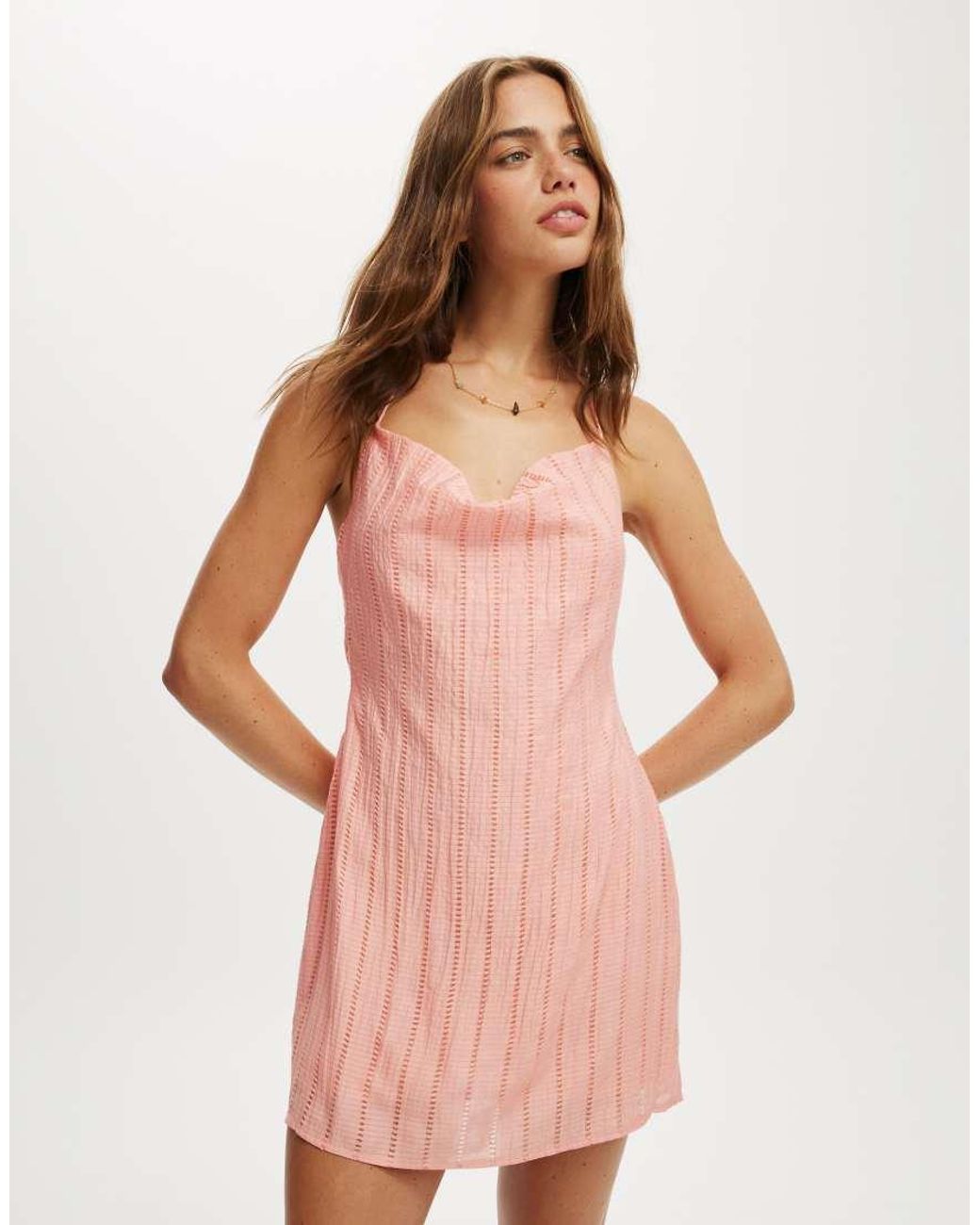 Cotton On Pink Jet Set Mini Dress