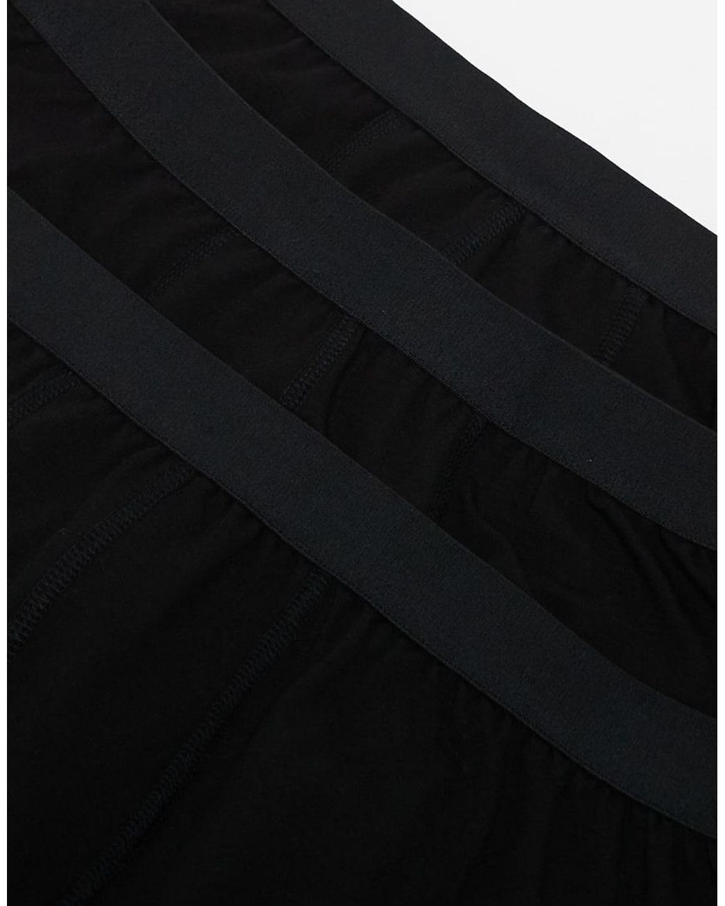 New Look Black 3 Pack Trunks for men