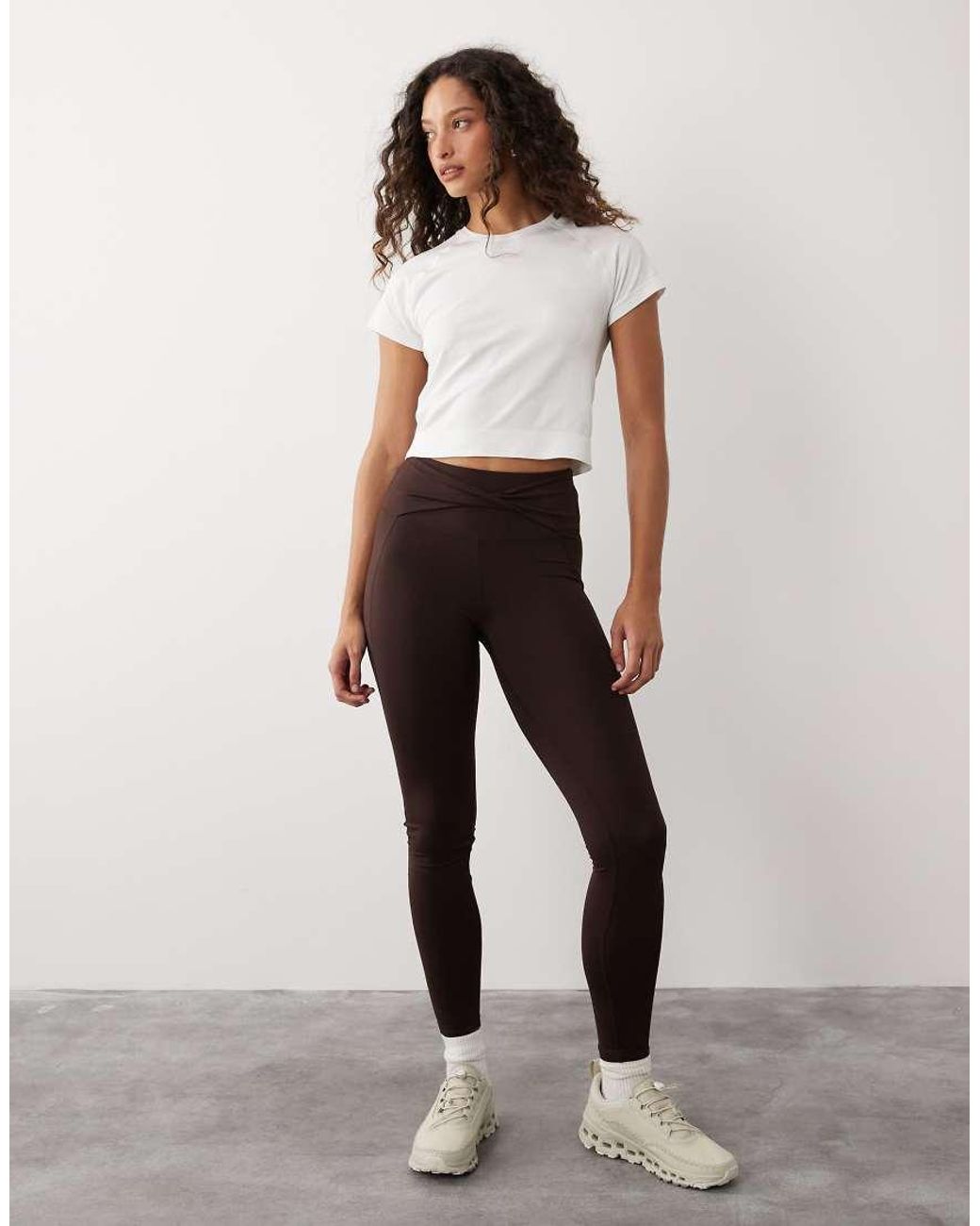 Sweaty Betty White Athlete Crop Seamless Workout T-shirt