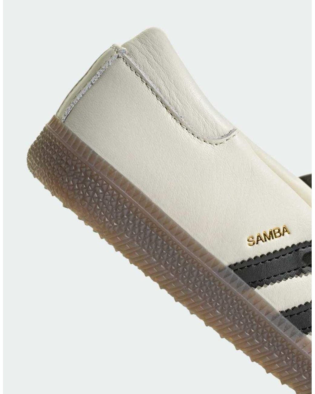 Adidas Originals White Samba Ballet Flats