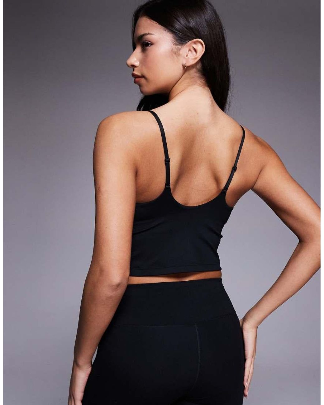 Nike Black Nike One Training Dri-Fit Bra Tank Top