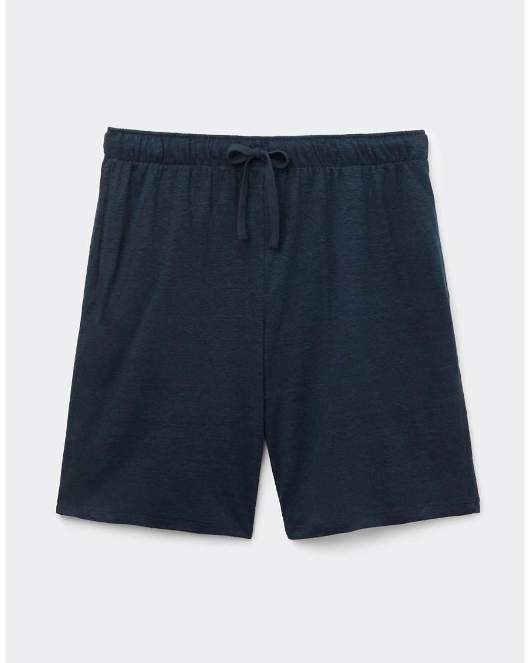 Intimissimi Blue 100% Linen Shorts for men