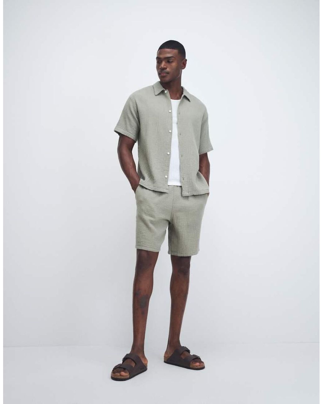 Jack & Jones Overhemd Met Textuur in het Gray voor heren