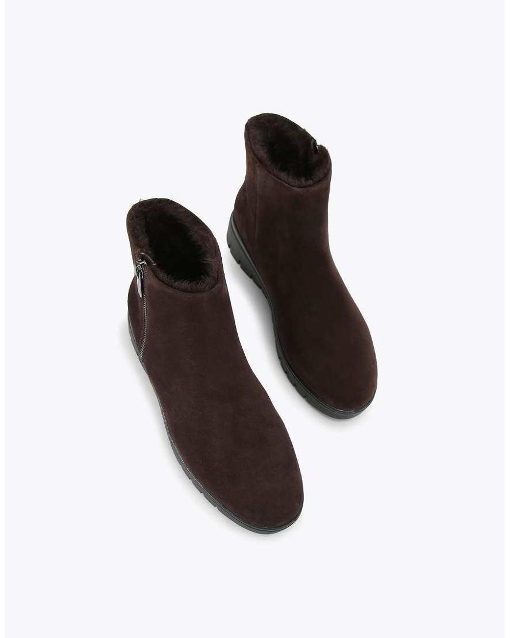 Carvela Kurt Geiger Black Bello Zip Ankle Boots