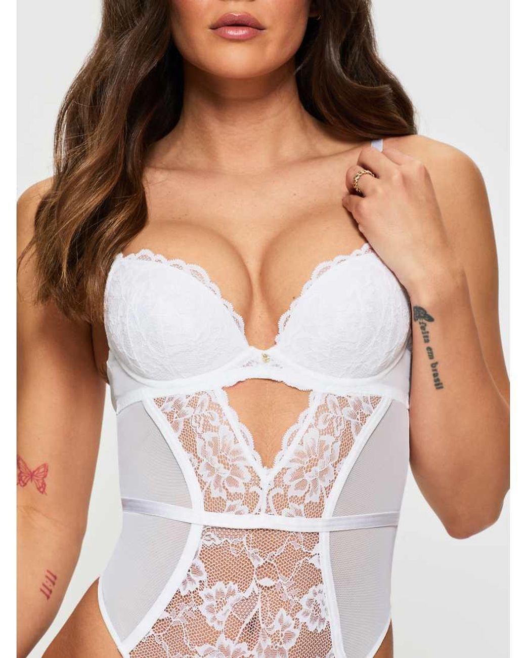 Ann Summers White Sexy Lace Body