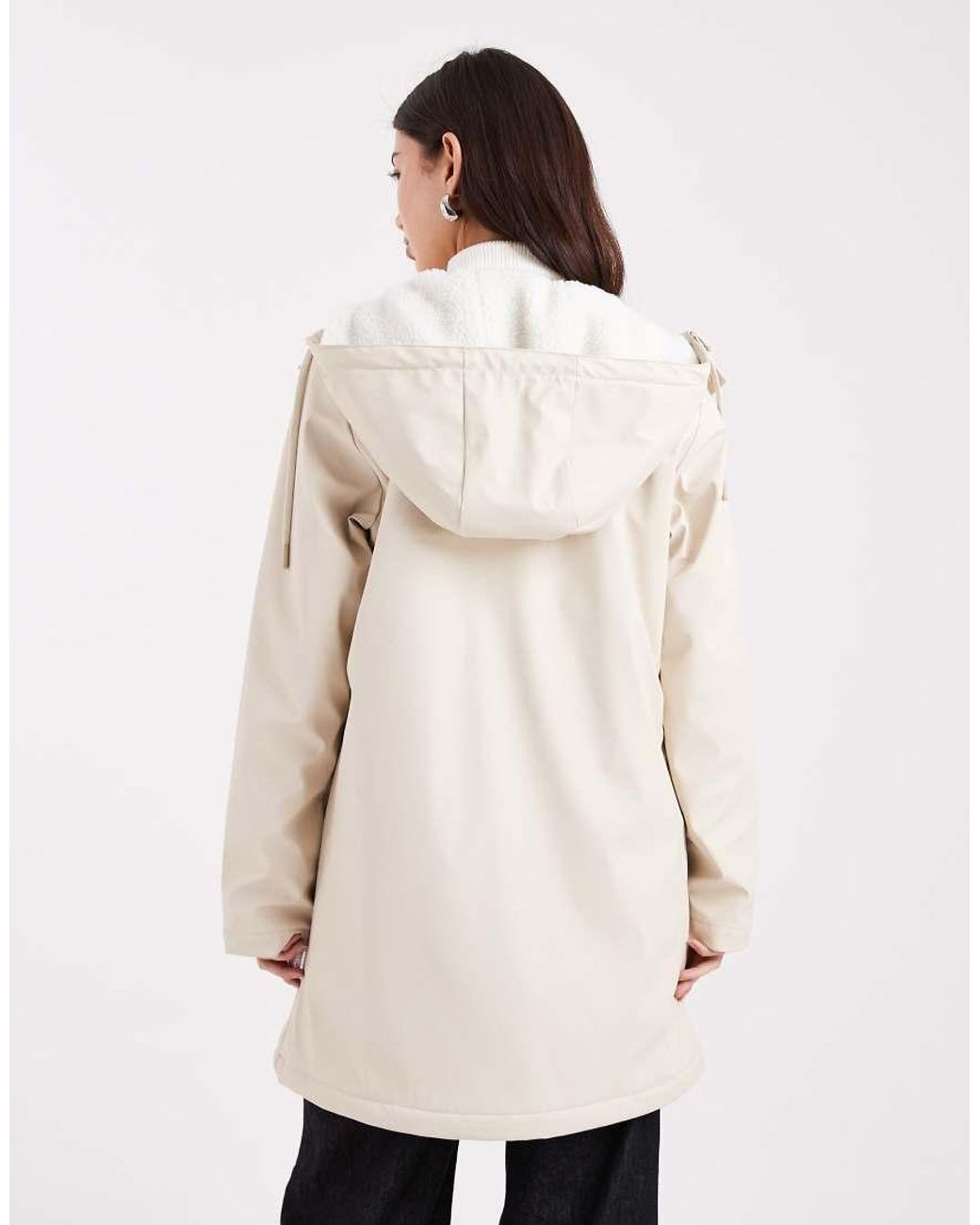 ONLY Natural Lined Rain Coat
