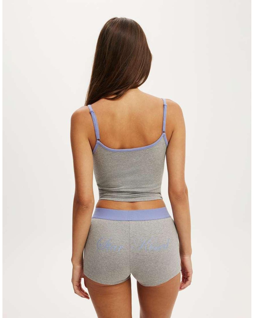 Cotton On Gray Dreamy Soft Longline Cami