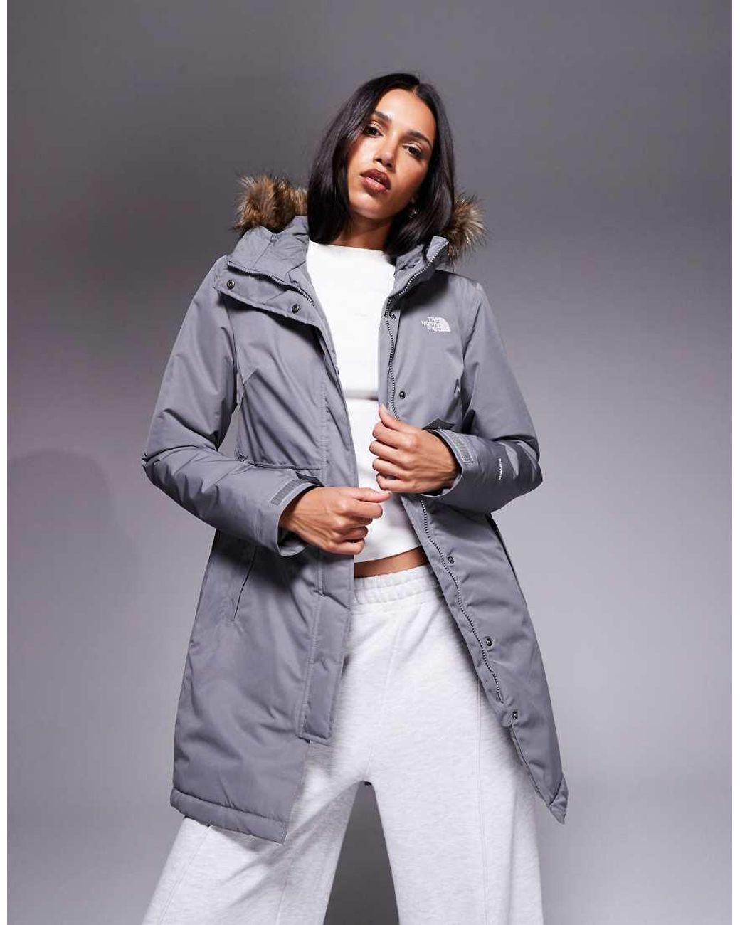 The North Face Gray Zaneck Parka