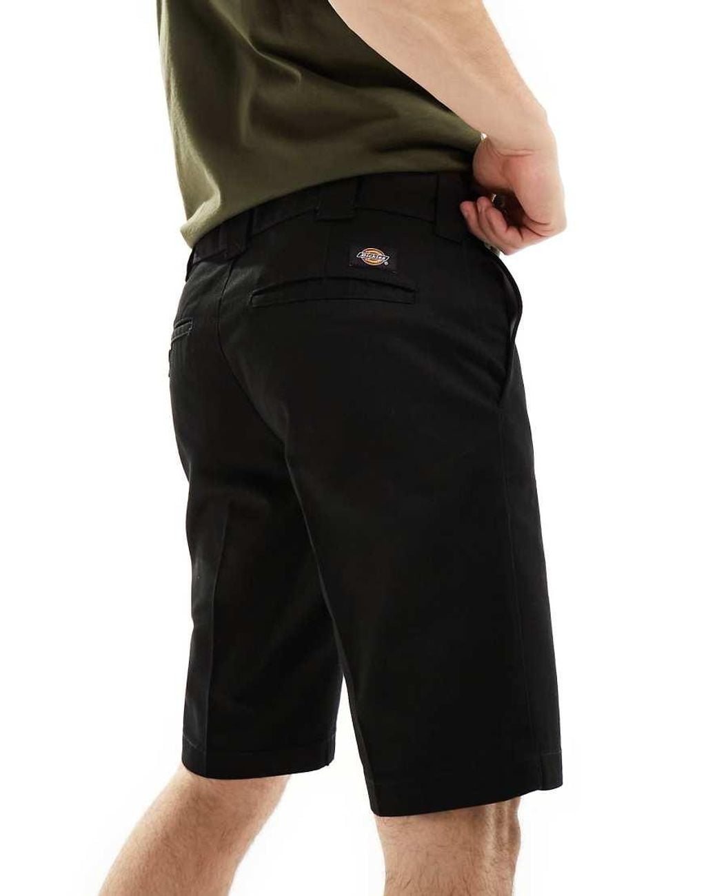 Dickies Black Slim Fit Shorts for men