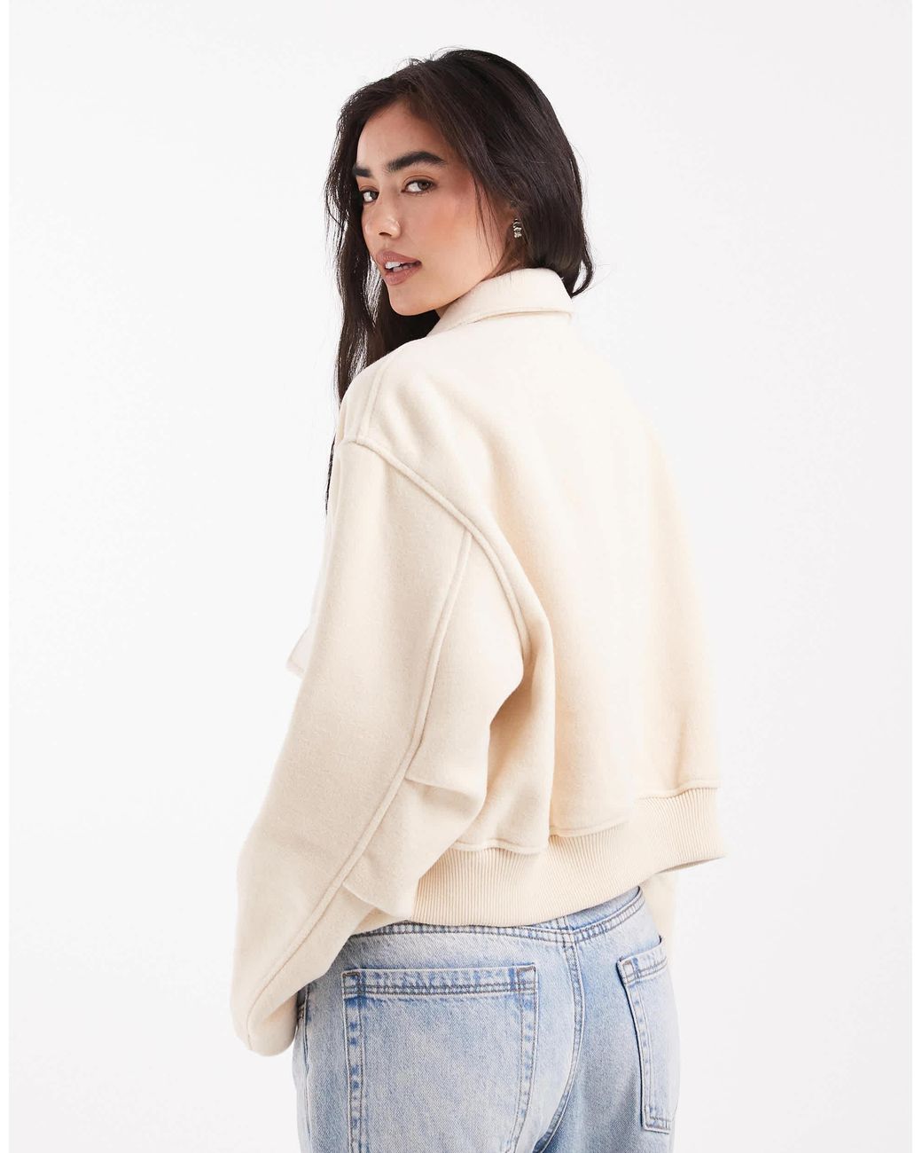 ASOS Natural Clean Formal Bomber