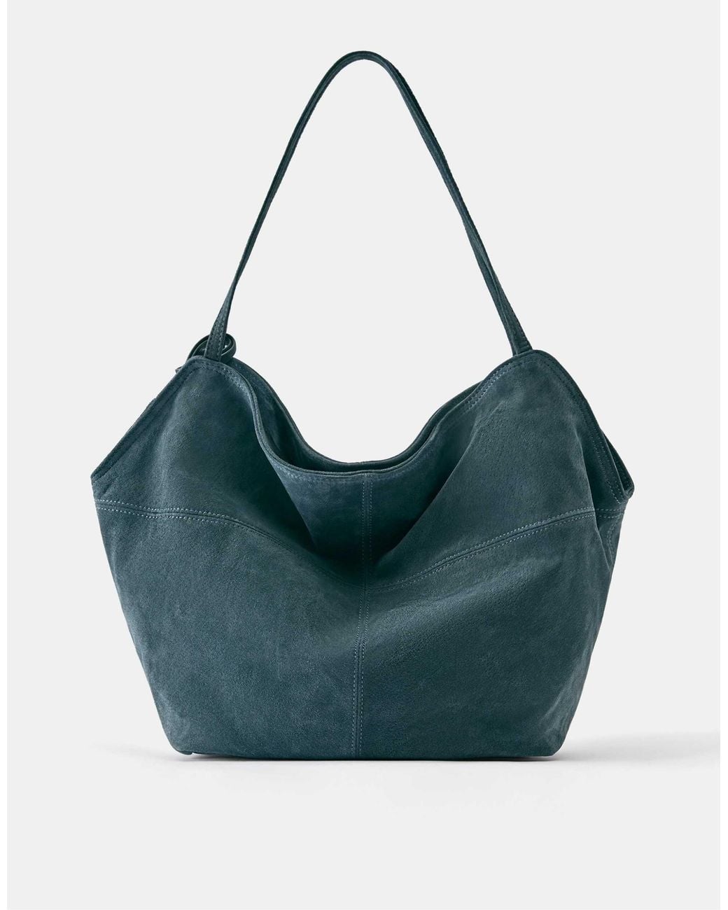 Pull&Bear Blue Shopper aus leder