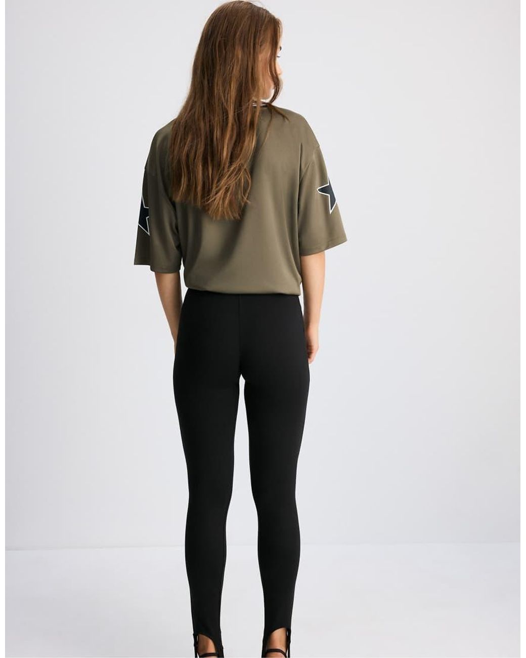 Stradivarius Black Leggings