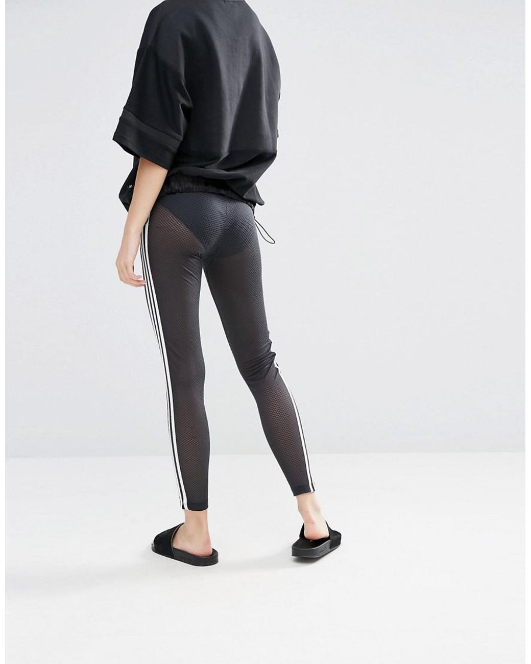 leggings adidas Performance Essentials 3 - Black/Bliss Pink - women´s -  blackcomb-shop.eu