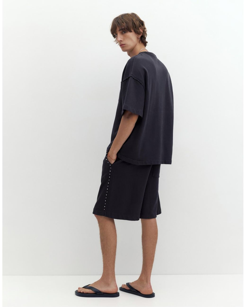 Pull&Bear – oversize-t-shirt in Blue für Herren