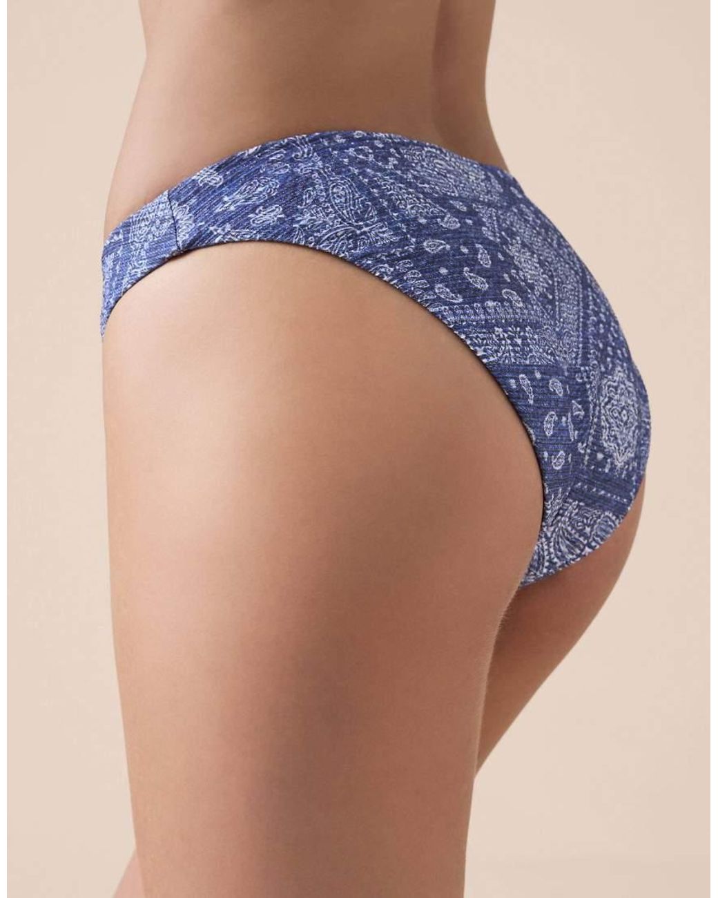 Calzedonia Natural Bikini Bottoms Paisley