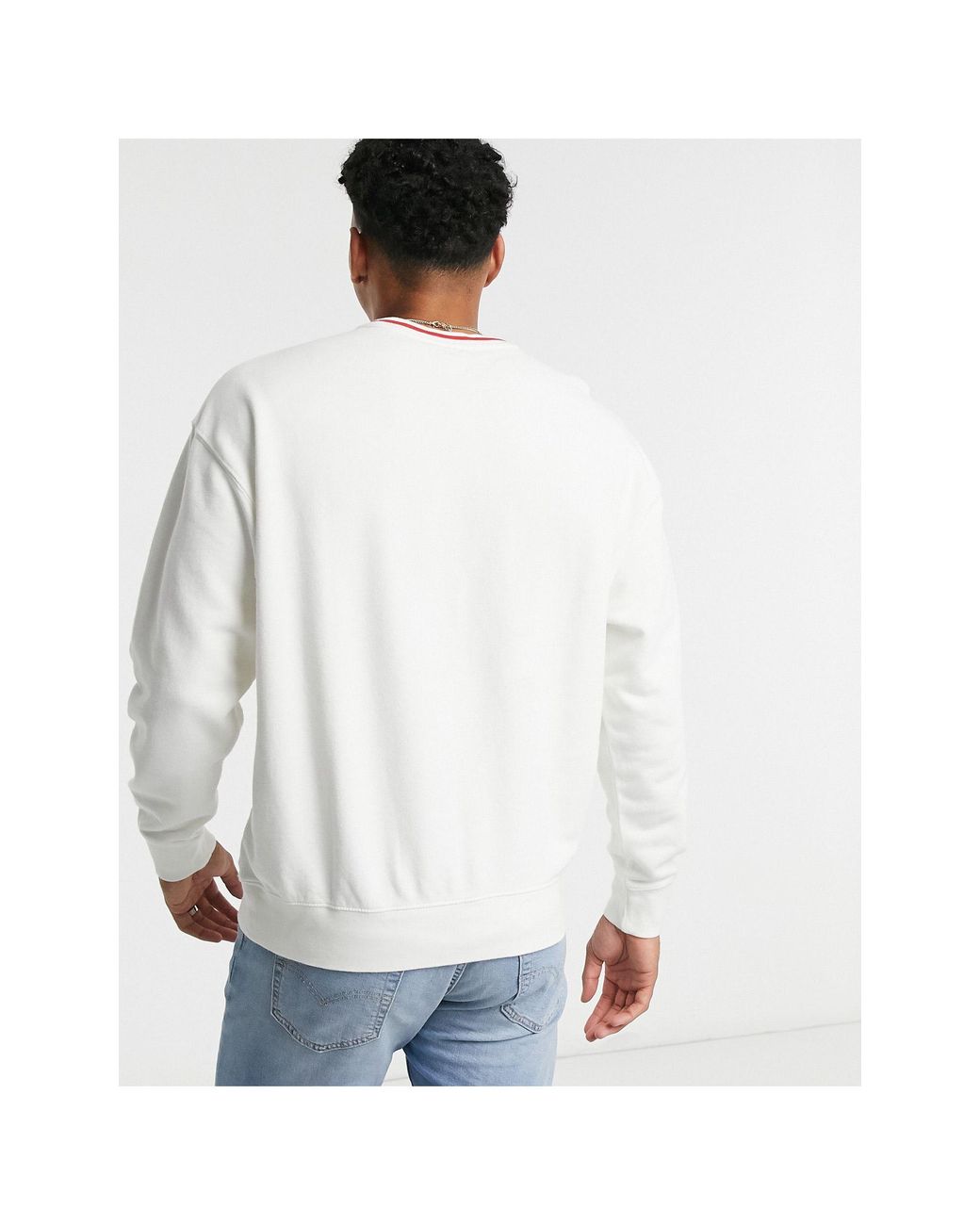 Levi's X Snoopy Sport Capsule Tennis Print Crewneck Sweatshirt in White for  Men | Lyst