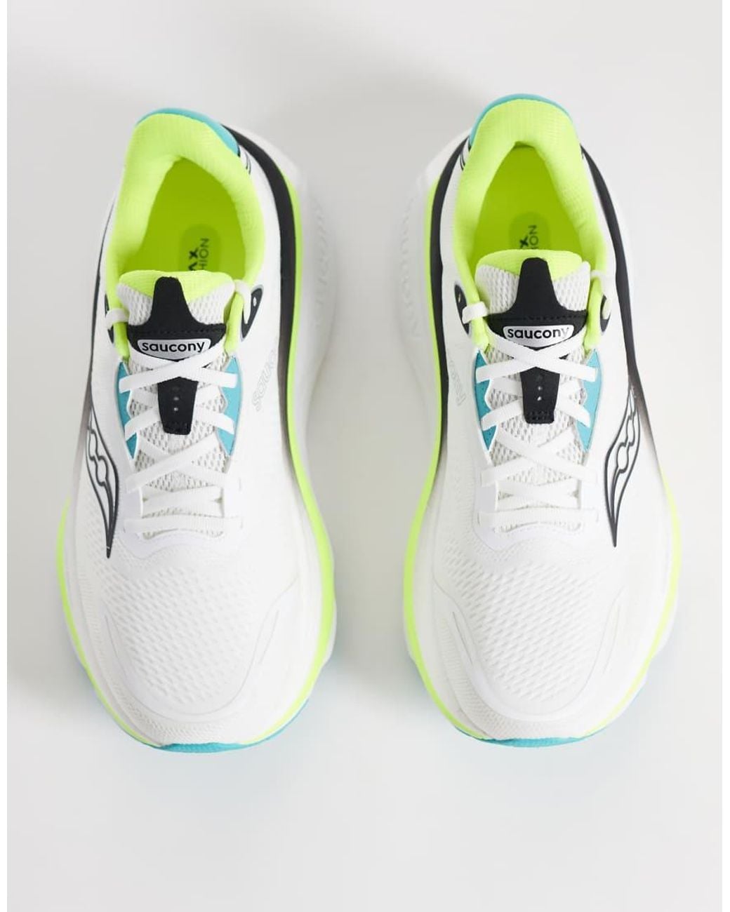 Saucony White Hurricane 26 Running Trainers for men