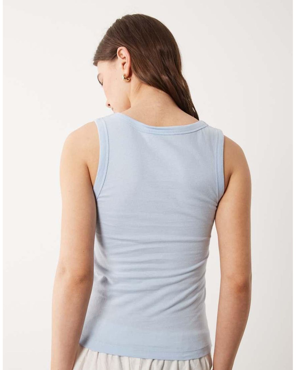 ASOS White 2 Pack Pyjama Vest