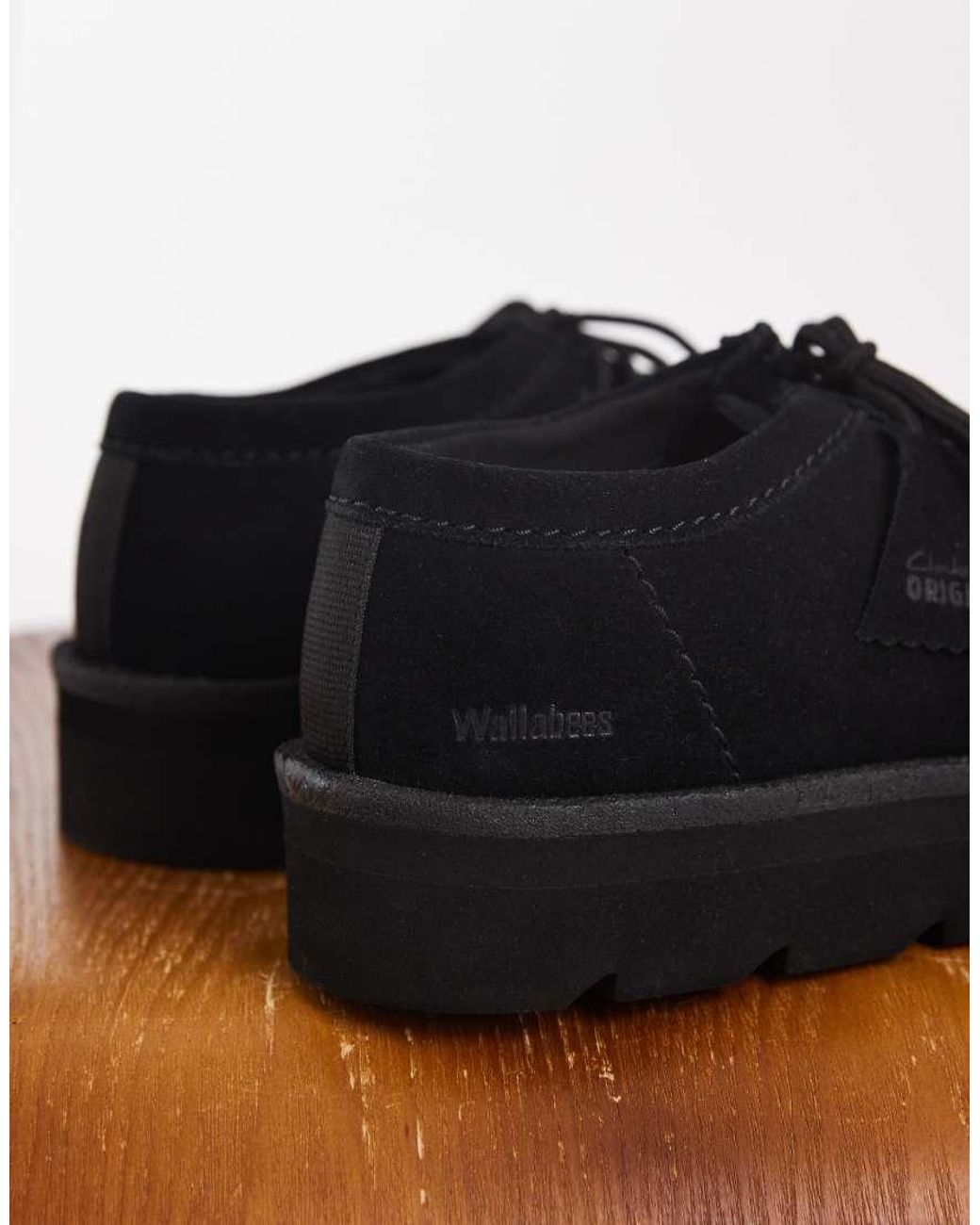 Clarks Black Meare Walla Shoe