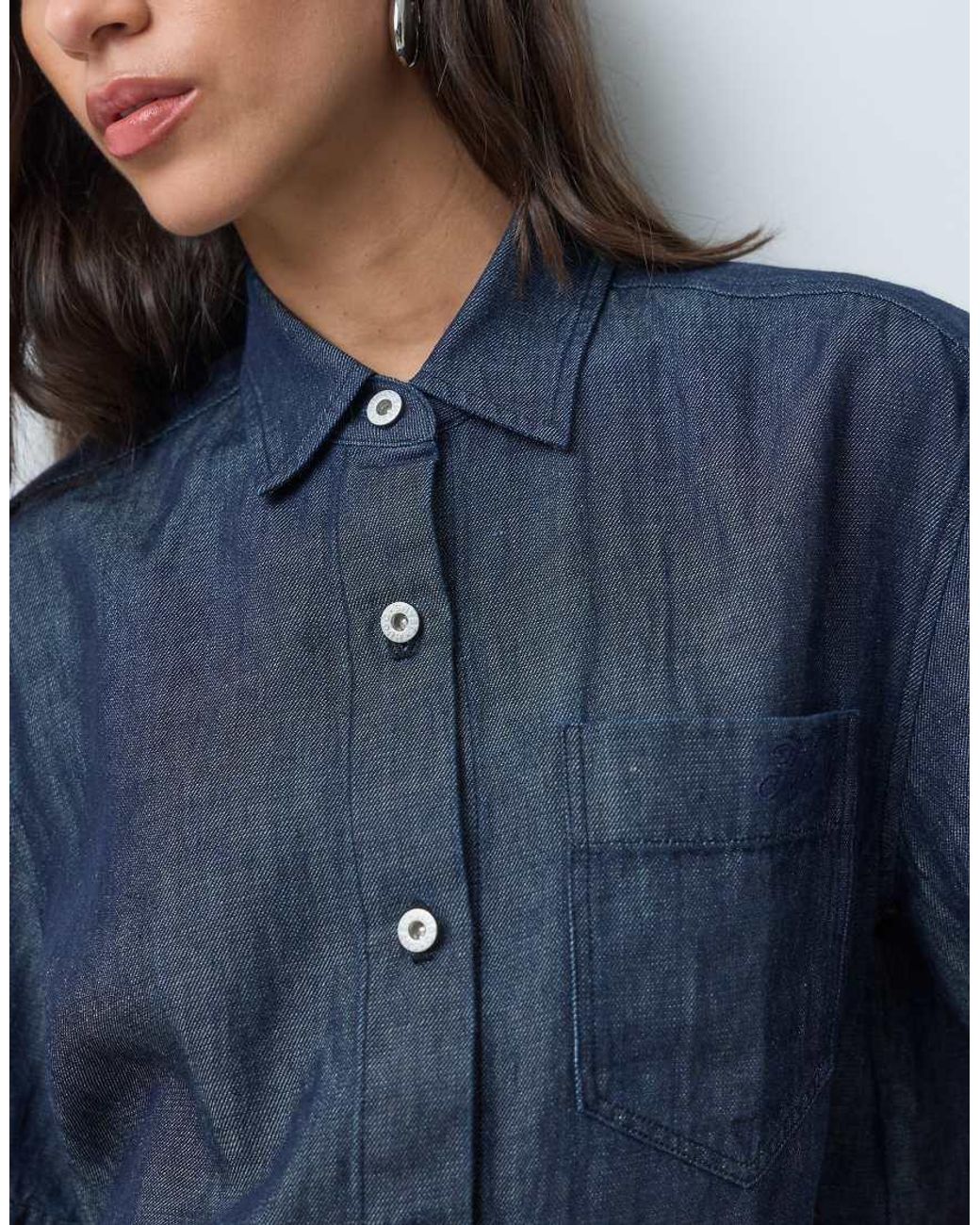 HUGO Blue Erynn Relaxed Fit Oversized Shirt