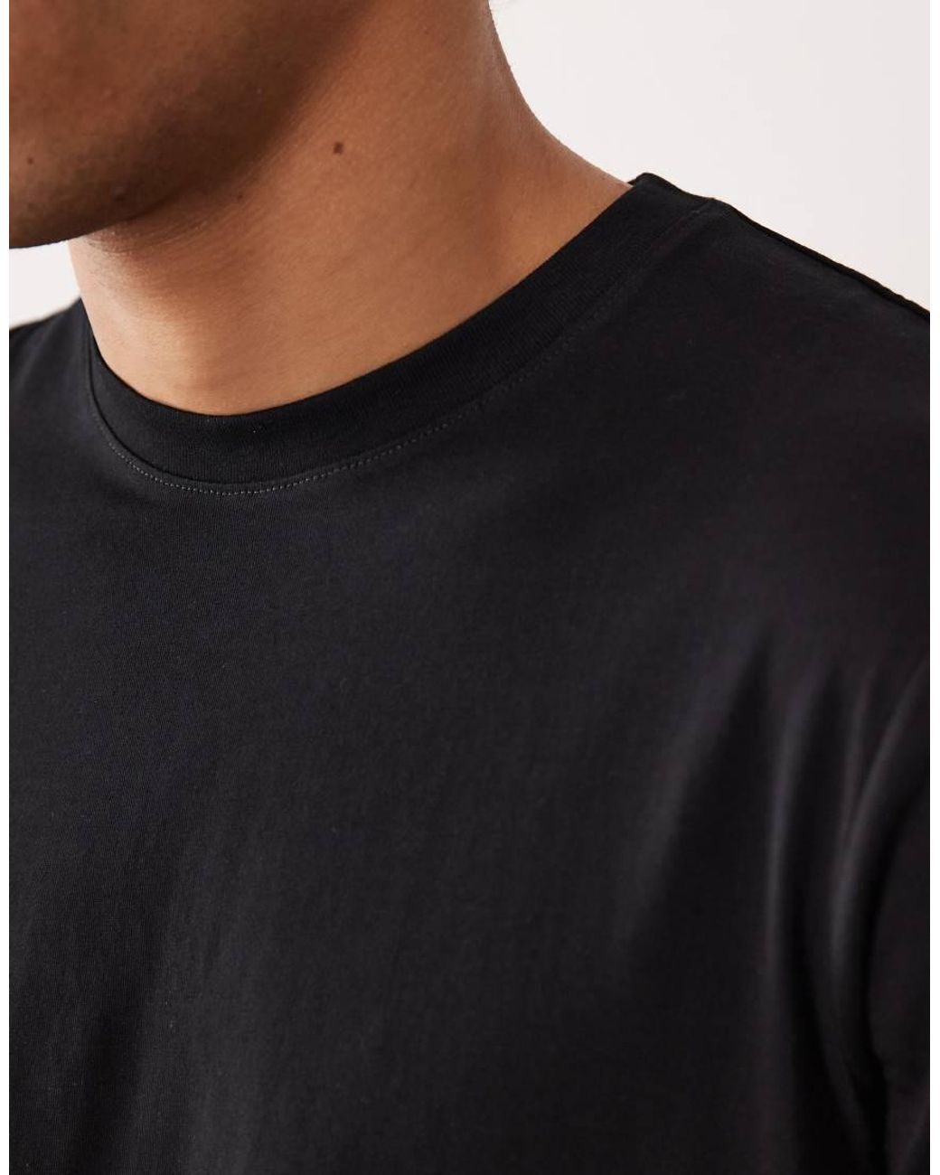 ARKET Black Jersey T-shirt for men
