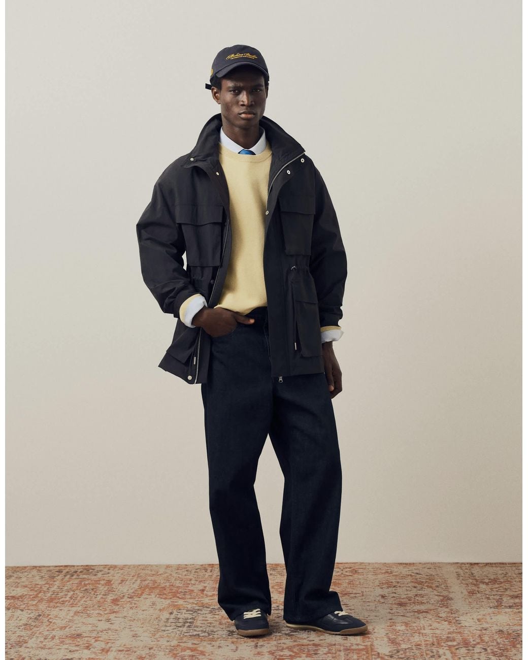 ASOS COLLECTIVE A.collective Oversized Ripstop Parka Jacket in Blue for ...