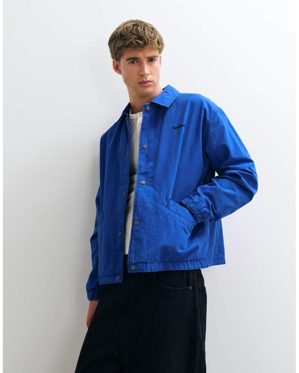 Timberland Blue Coach Jacket for men