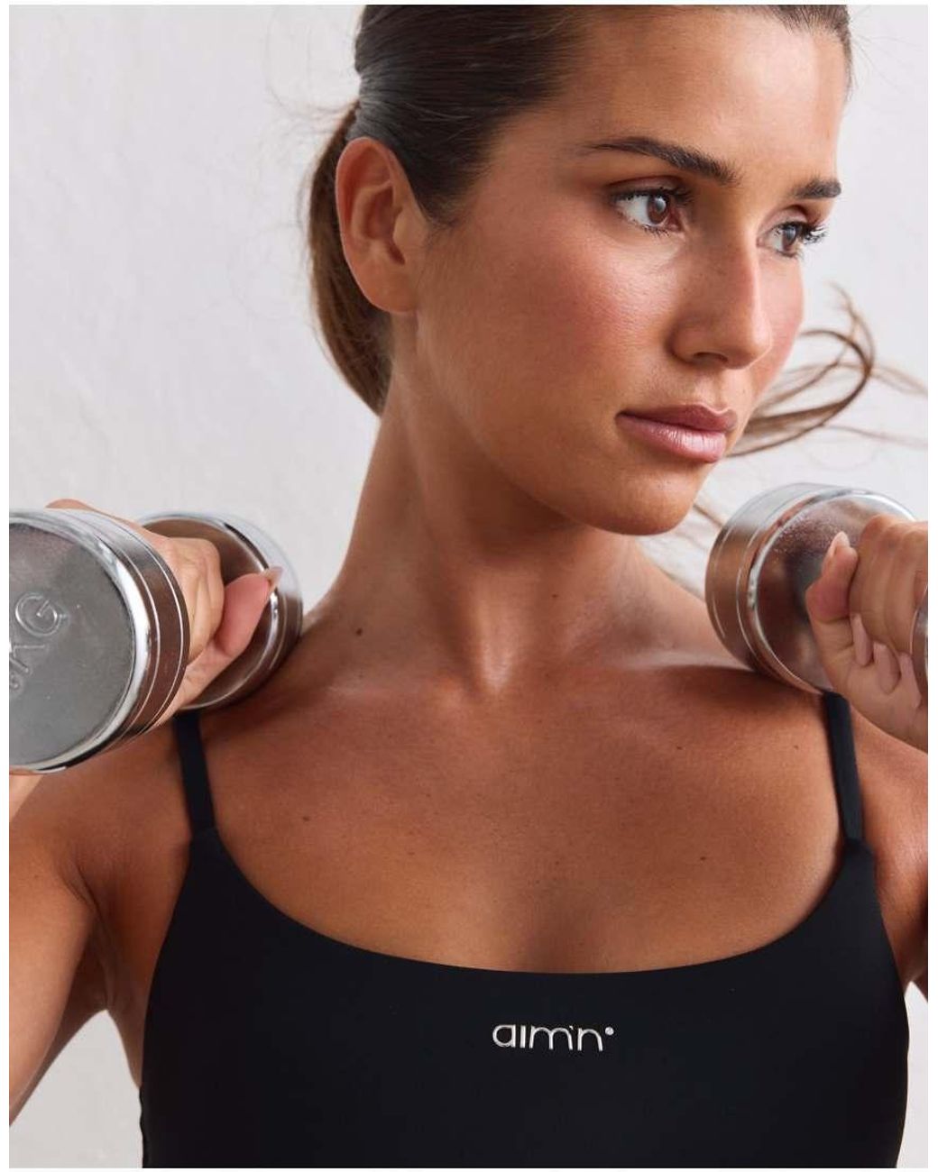 Aim'n Black Sculpting Strap Singlet