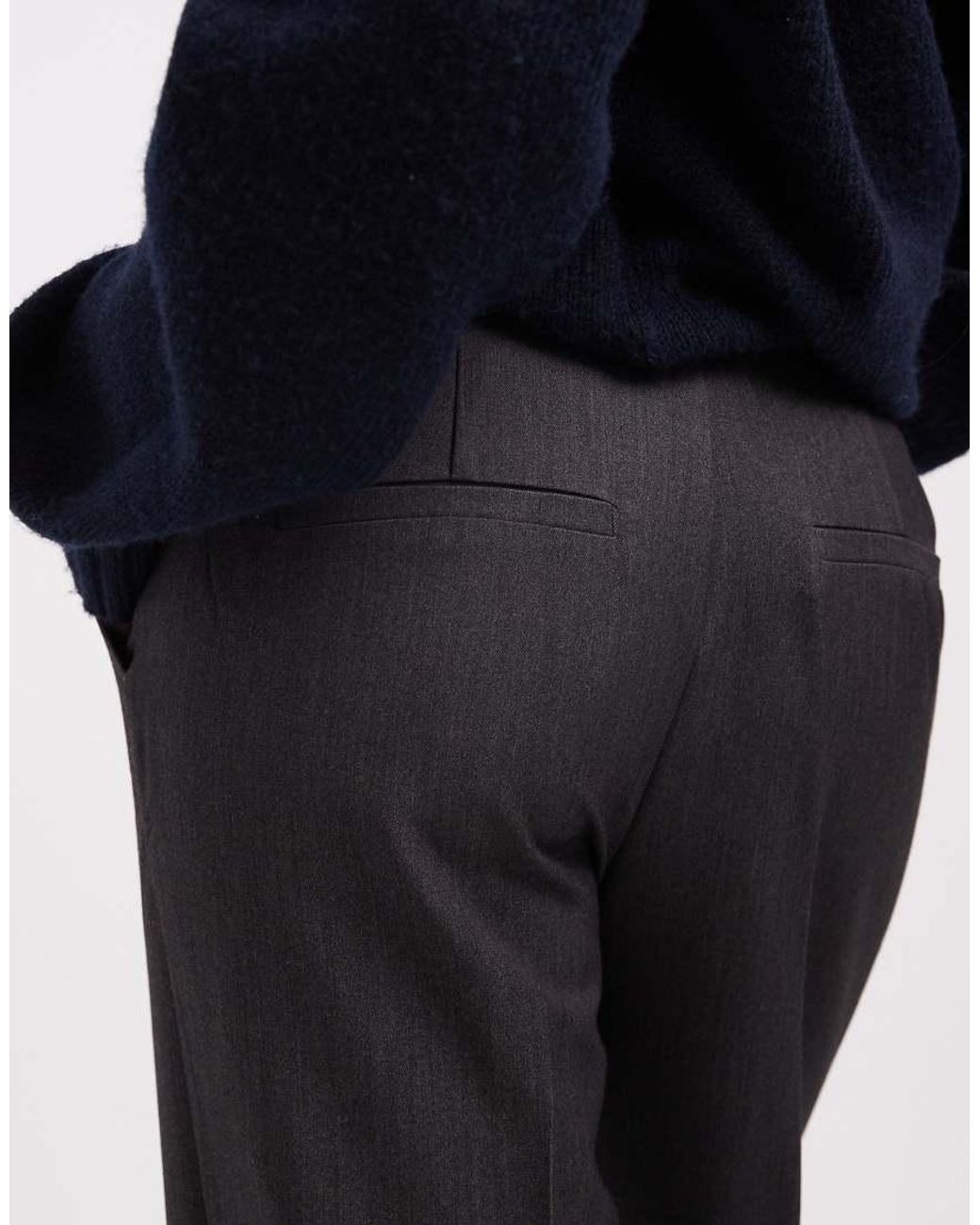 ONLY Blue Tailored Wide Leg Trousers