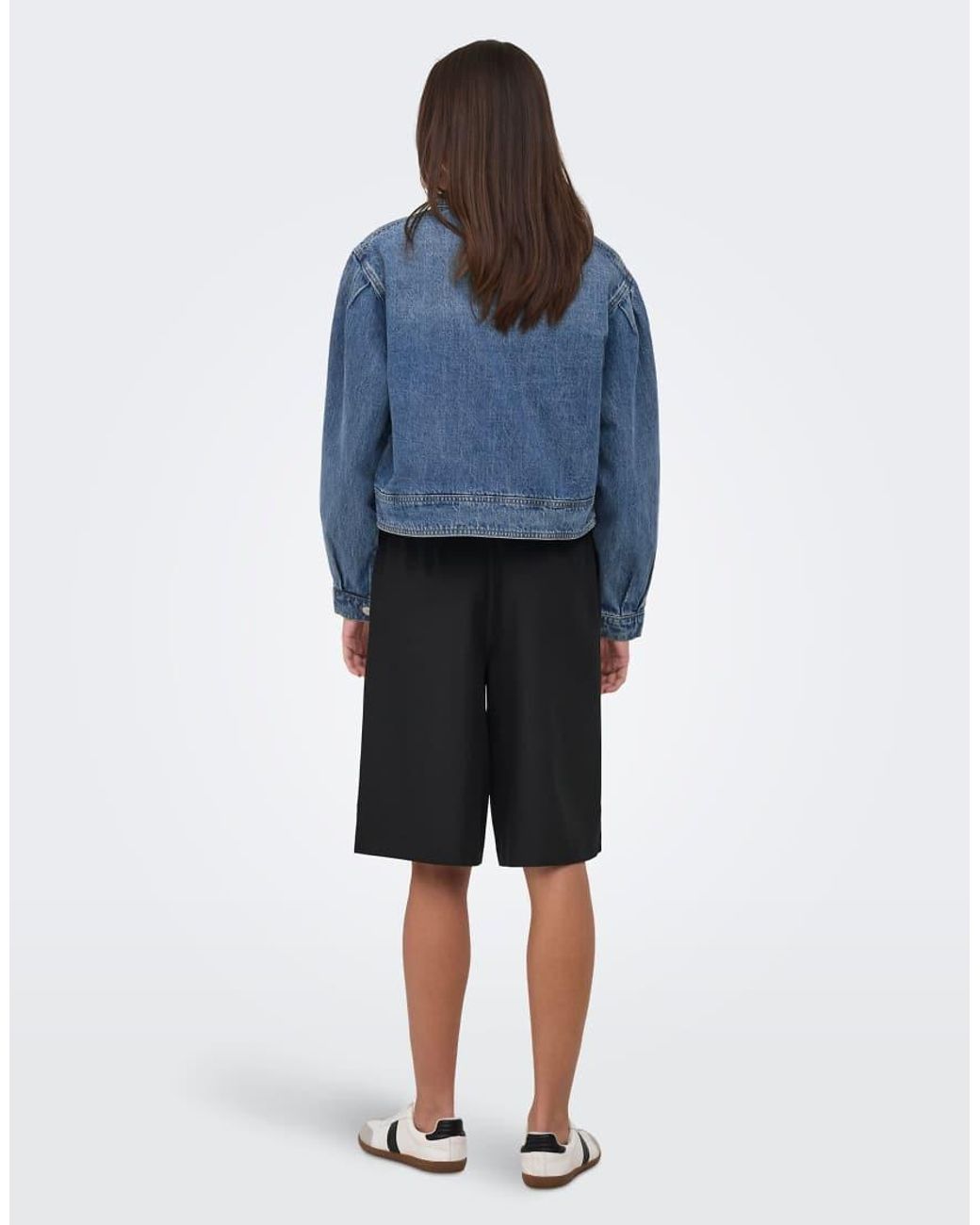 ONLY Blue Cocoon Sleeve Denim Jacket