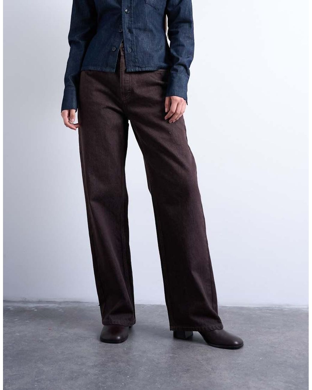 TOPSHOP Column in het Blue