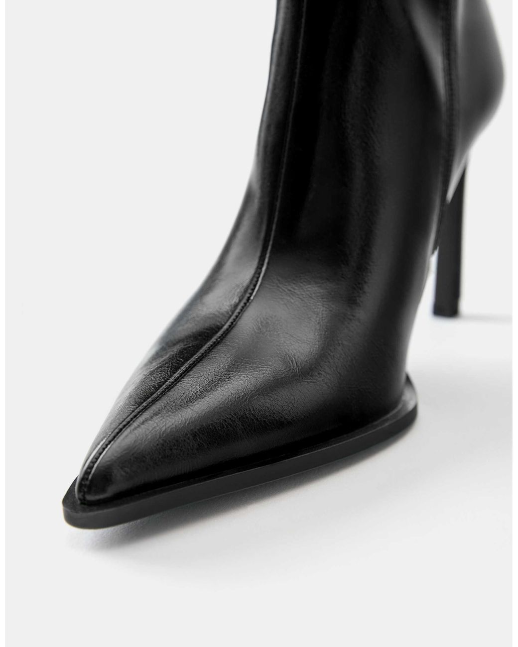 Bottes à talon haut Pull&Bear en coloris Black