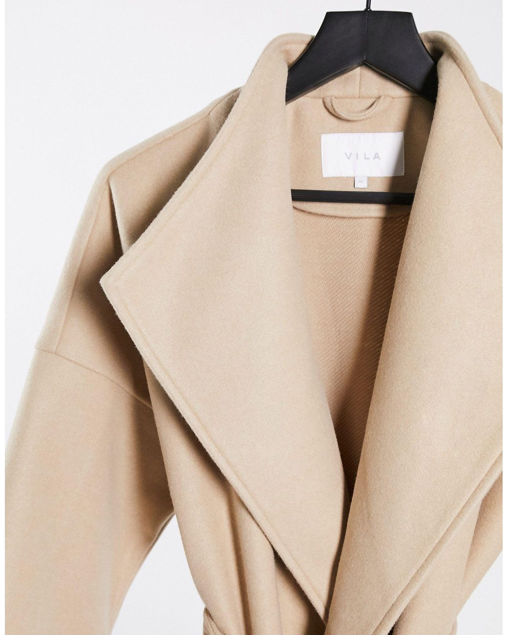 Vila waterfall maxi coat Clearance