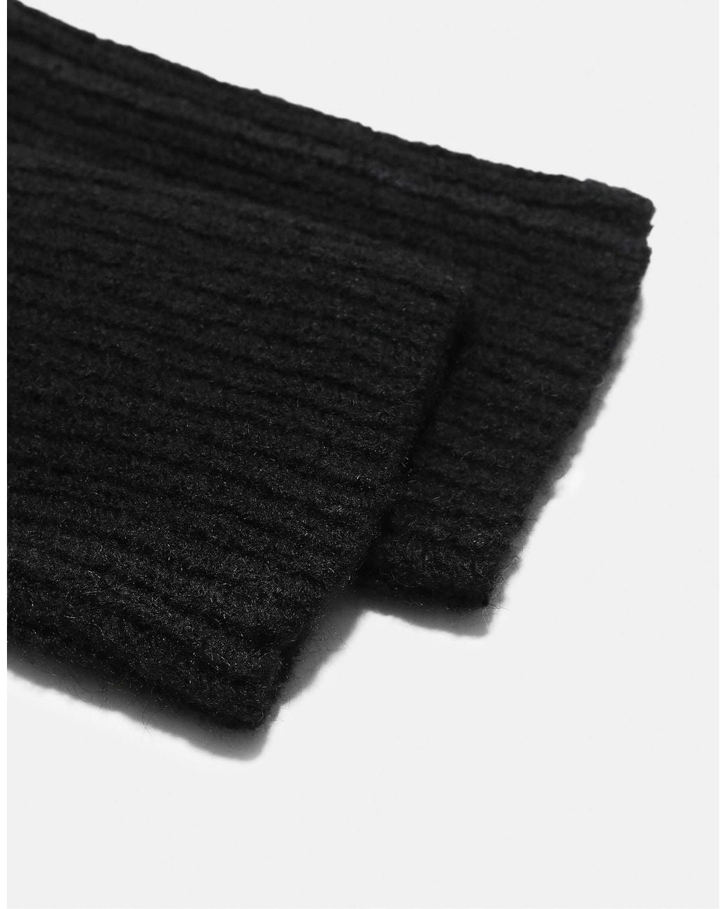Stradivarius Black Fäustlinge