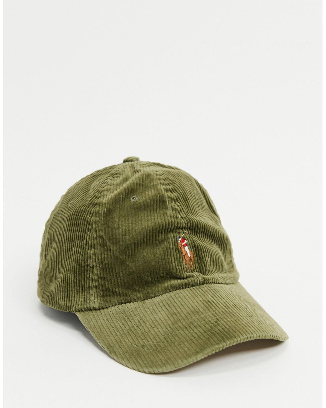 Polo Ralph Lauren Cord Cap in Green for Men Lyst UK