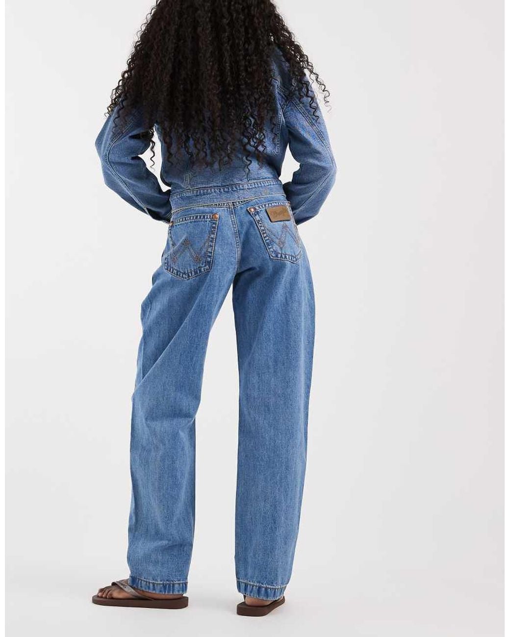 Wrangler Blue Super Barrel Jeans