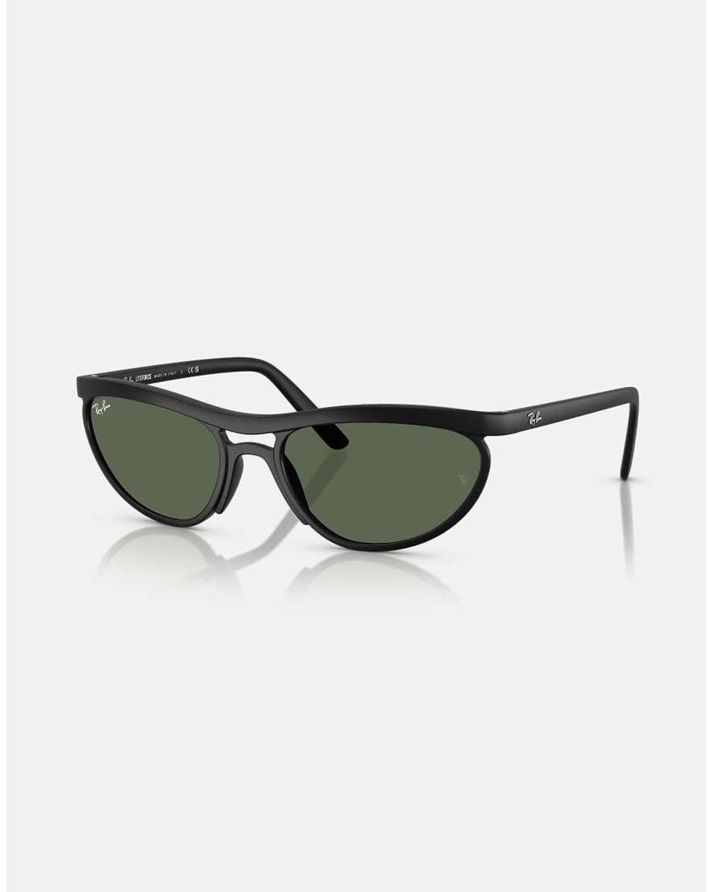Ray-Ban Green Predator Liteforce Rectangle Sunglasses With Lens