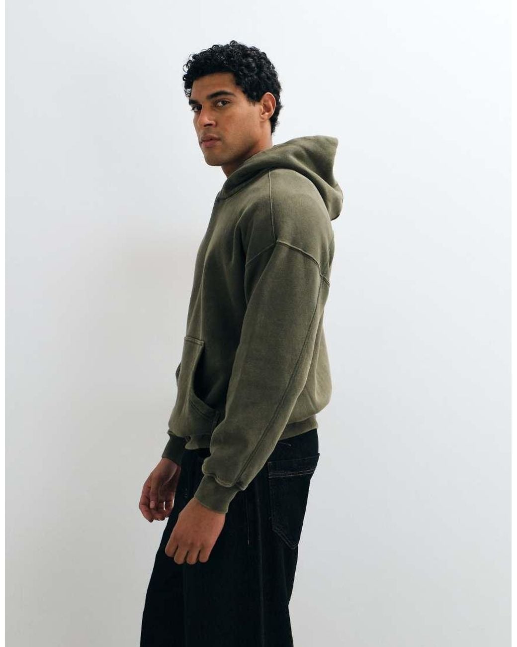 Abercrombie & Fitch Green Essential Hoodie for men