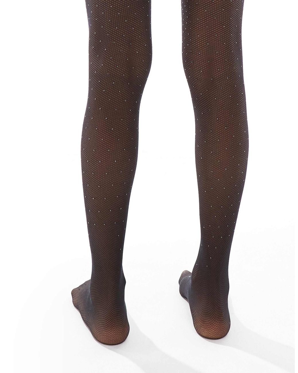 Pretty Polly Brown – verzierte fischnetz-strumpfhose