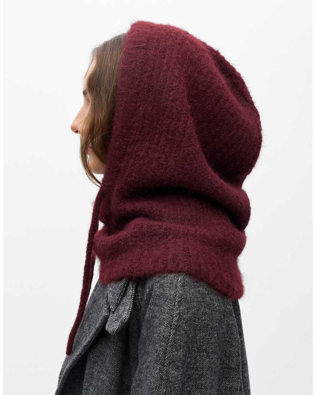 Object Purple Knitted Balaclava