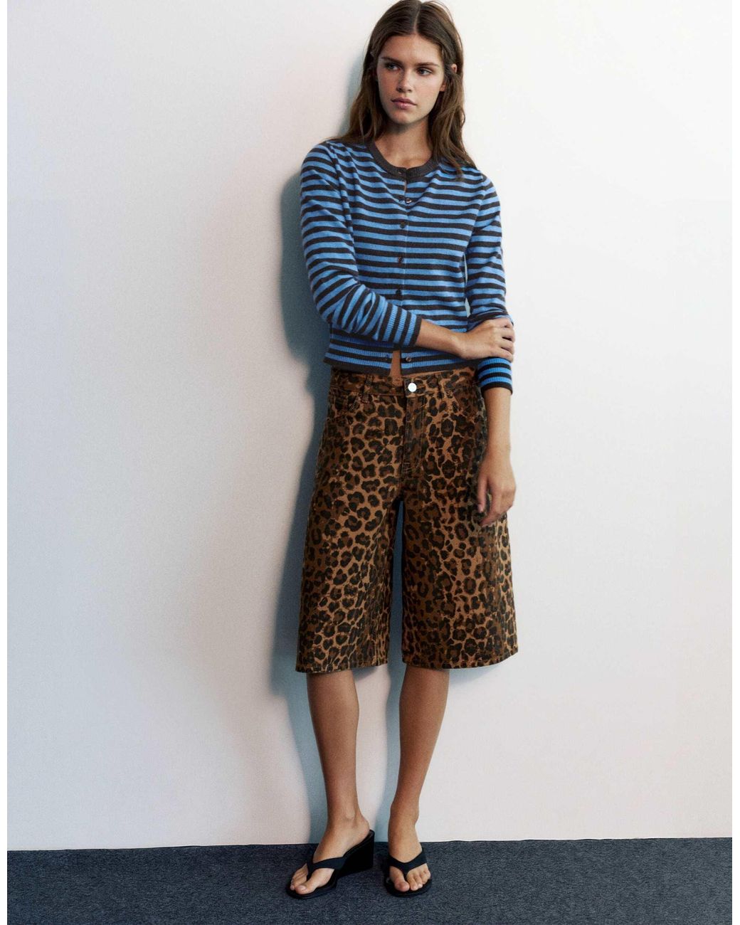 Pull&Bear Blue Cardigan