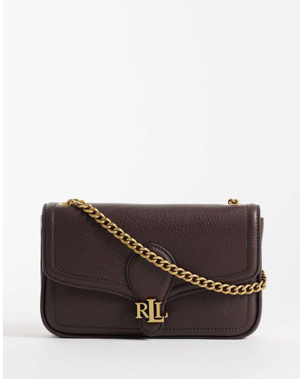 Ralph Lauren Red Fold Over Shoulder Bag