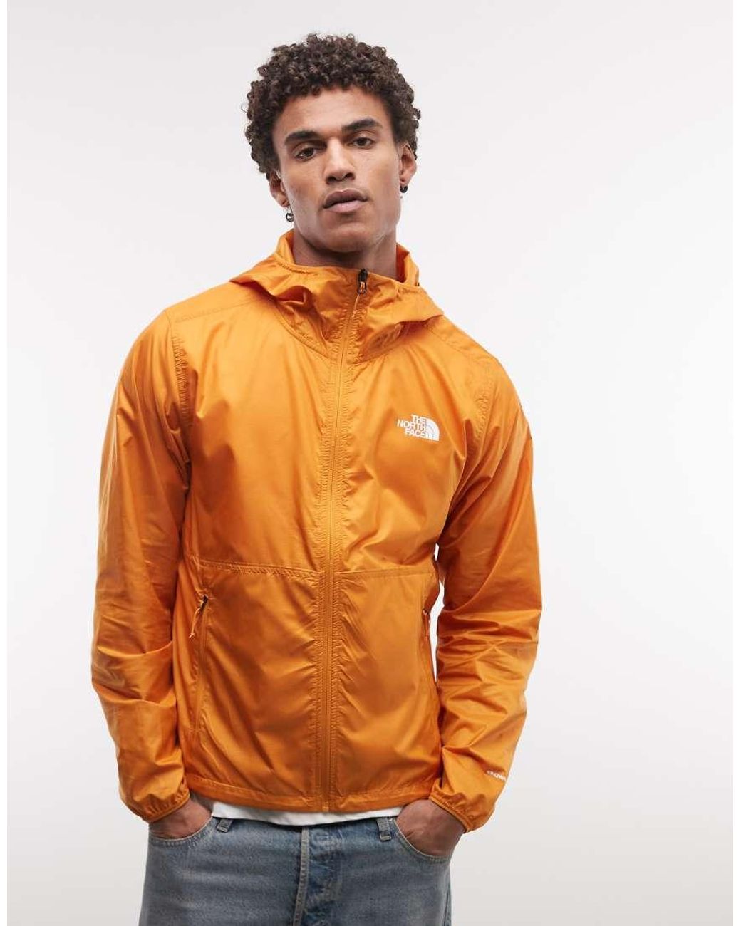 The North Face Orange Cyclone Wind Jacket for men