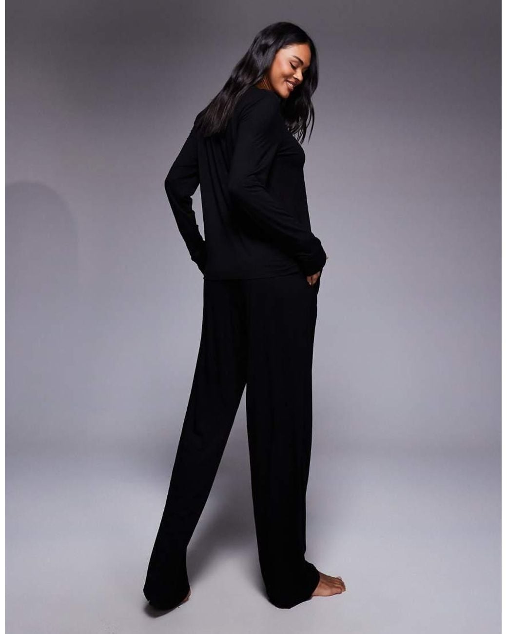 DKNY Blue Top And Pant Sleep Set