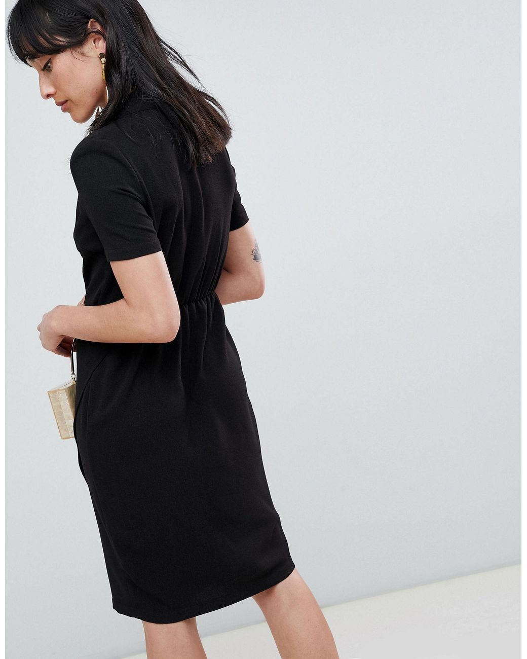 tailored wrap dress